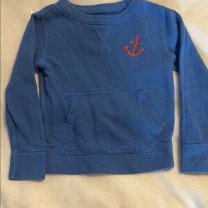 Crewcuts Royal Blue Sweatshirt with Orange Anchor
